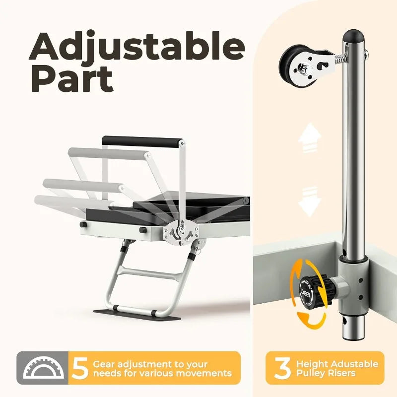 Pro 75 Inch Pilates Reformer Machine