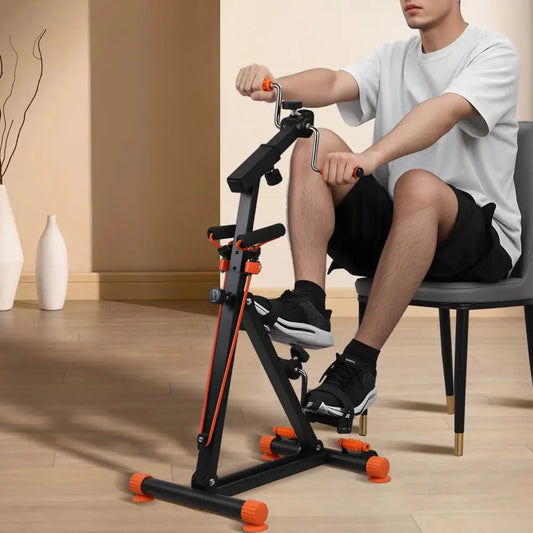 Mini Fitness Machine Hand Arm Leg Knee Peddler Rehabilitation Machine For Seniors Adjustable 4 In 1 Elderly Exercise Bike