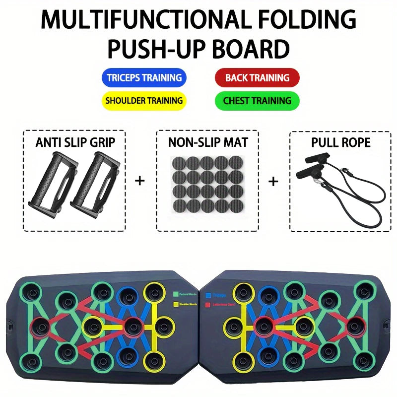 Portable Multifunctional Push-up Board Set for Fitness Training