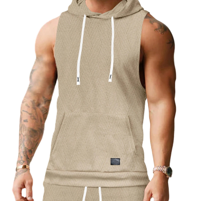 Mens Lightweight Sleeveless Tank Top Breathable Vest For Gym