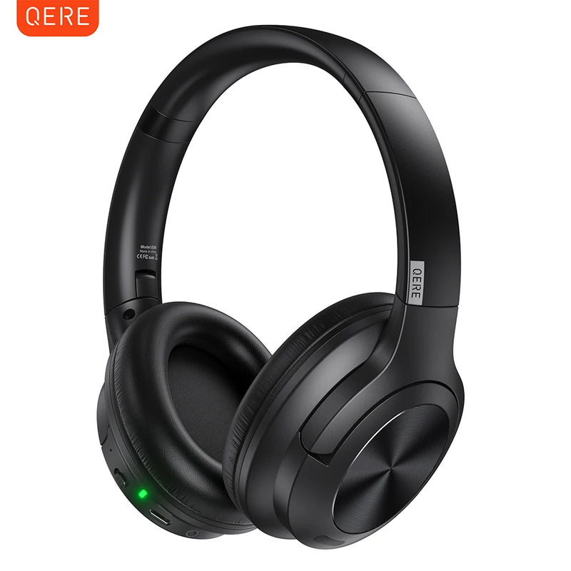 QERE E80 Wireless Headphones with ANC and 70 Hour Battery