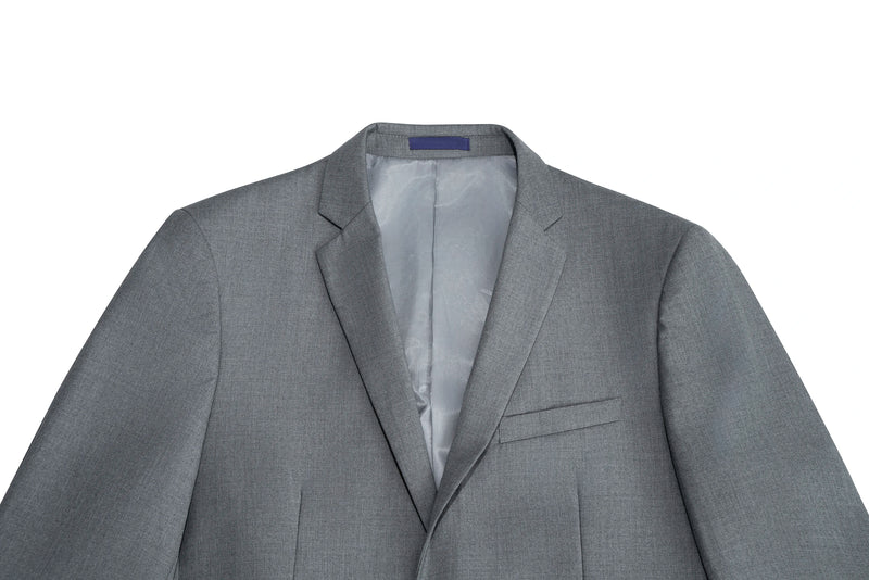 Mens Classic Color 3 Piece Suit Set Regular Fit Blazer