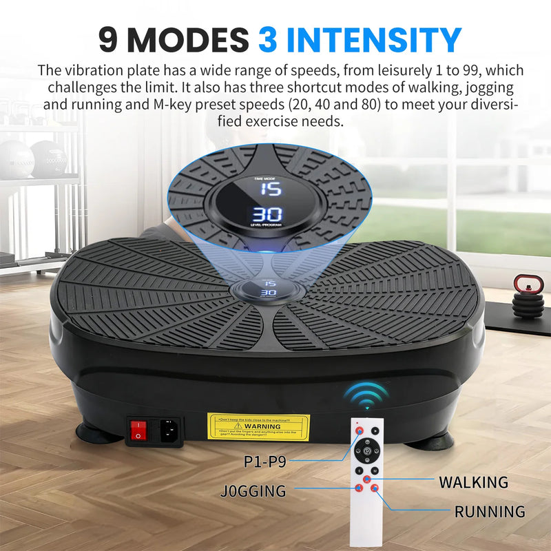 Vibration Plate Exercise Machine for Whole Body Fitness