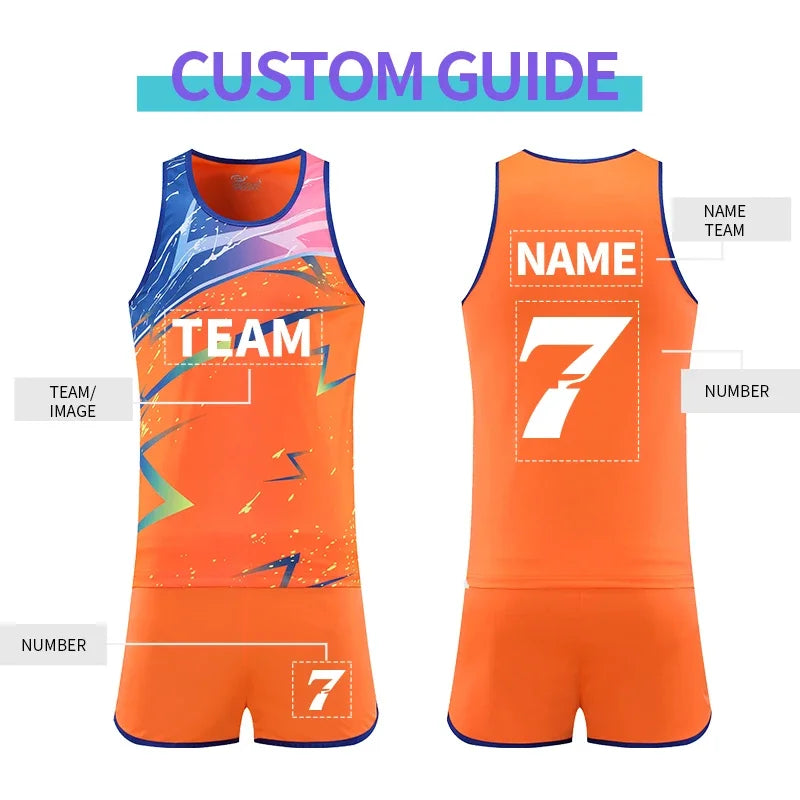 Men Quick Dry Running Set Lightweight Sports Uniforms