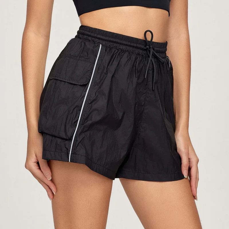 Vitalinovo Women's High Waisted 2 in 1 Running Shorts