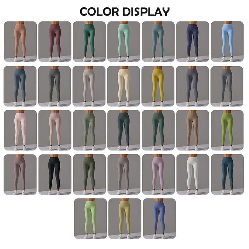 Una-Shop Elastic Waist Leggings Woman Fitness Sports Push Up Tights Quick Drying Yoga Pants Sportswear for Gym Workout Clothes