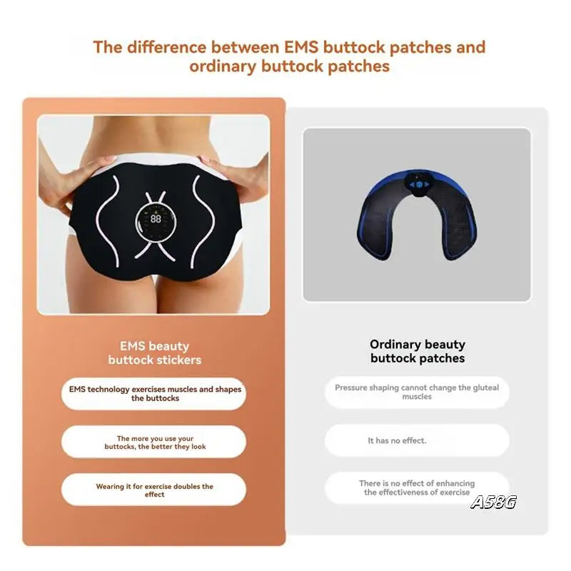 Hip Muscle Stimulator Electric Trainer for Buttock Exercise