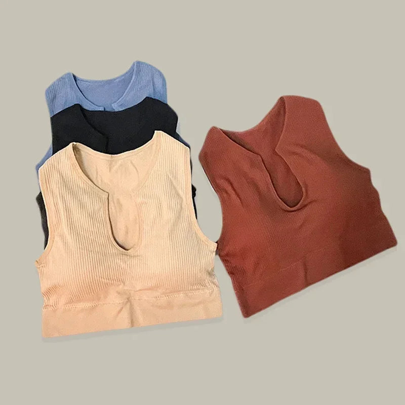 Women Yoga Set Seamless High Waist Leggings Sports Bra