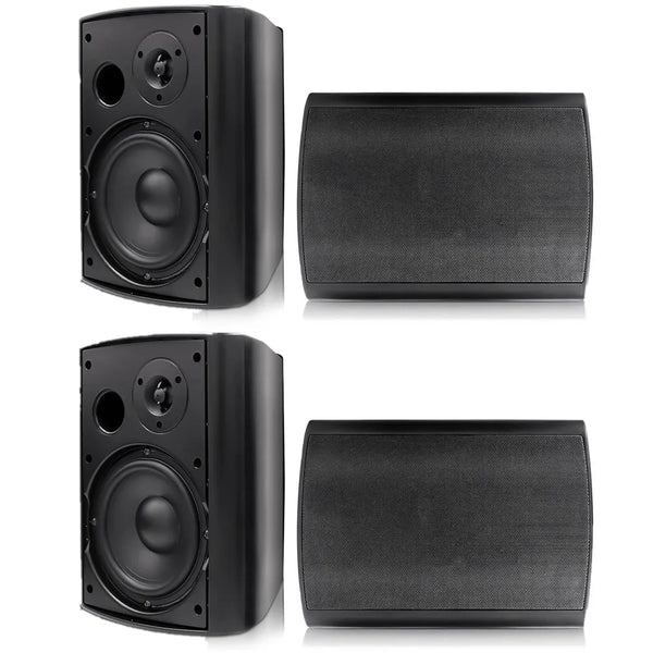 Herdio 4PCS 6.5 Inch Waterproof Outdoor Bluetooth Speakers