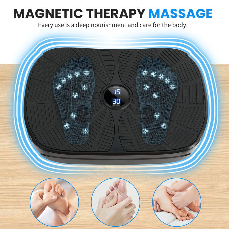 Vibration Plate Exercise Machine for Whole Body Fitness